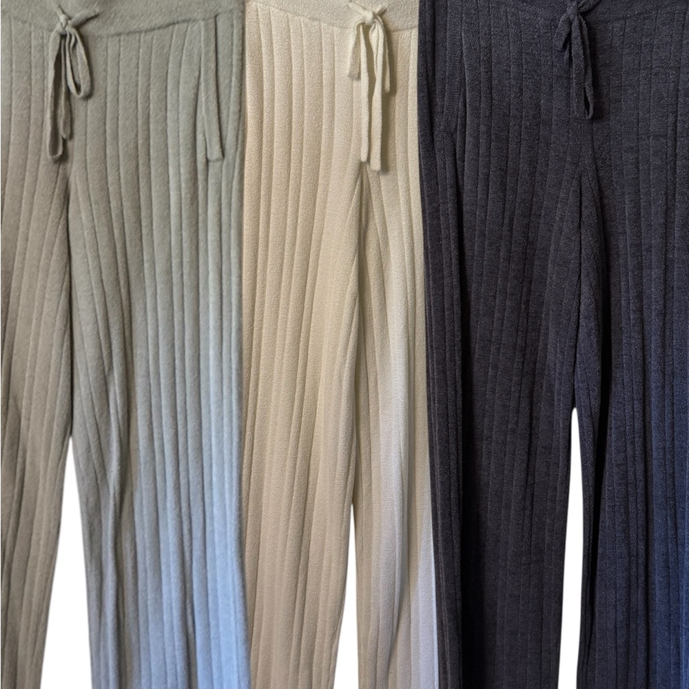 Barefoot Dreams Reg CozyChic Ultra Lite Ribbed Rolled Edge Pant XS NWOT 2 avail
